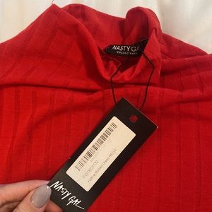 Nasty gal red body con dress